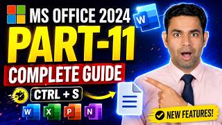 Microsoft Office 2024 Part 11 🔥 | Save Files Like a Pro (Ctrl + S) | MS Word Full Course