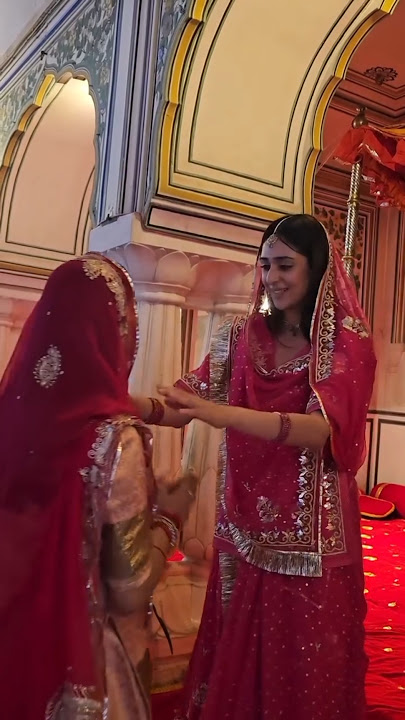 princess gauravi kumari during gangaur Pujan City palace Jaipur ll #gangaur #jaipur #citypalace