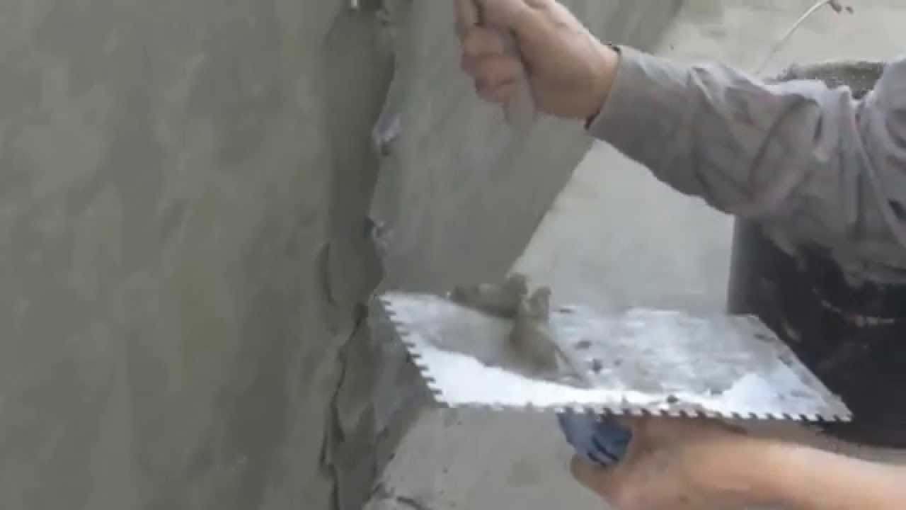 Армированная штукатурка по техноплексу