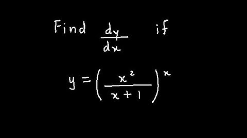 Derivatives - Differentiation - Calculus - Chain Rule - Logarithmic Differentiation  - Video 25