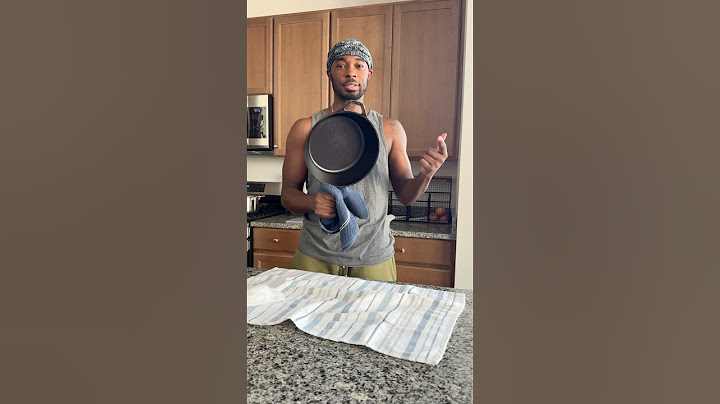 Cast Iron Skillet Cleaning #onestopchop