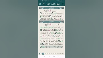 سورة القدر و البينه الزلزلة والعاديات ❤️🌼🌻