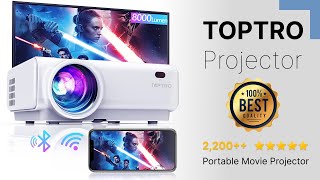 TOPTRO TR21 WiFi Bluetooth Projector 