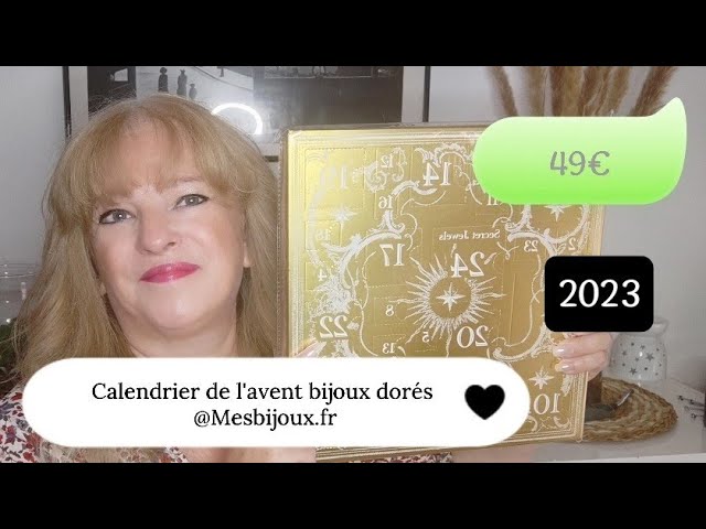 Calendrier de l'avent 2023 bijoux dorés 🥰 @mesbijouxfr #bijoux 