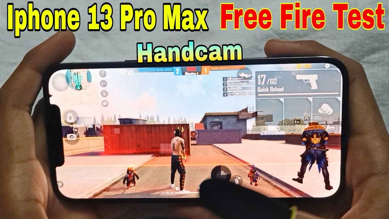 Iphone 13 Pro Max Free Fire gameplay Test | Iphone 13 Pro Max Free Fire Handcam Sensitivity Test