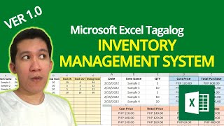 (PART 1 of 2  'Please Watch Part 2') MS EXCEL  Inventory Management System StepbyStep Tutorial