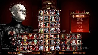 Mortal Kombat 9 - PINHEAD (Hellraiser) MOD - Expert Arcade Ladder - Gameplay (1080p) 60ᶠᵖˢ