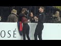 Vanessa JAMES & Morgan CIPRES with coach John Zimmerman, Silvia Fontana | Euro 2019