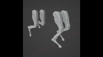 Robot Leg IK System with Physics