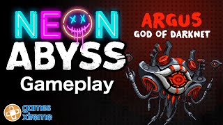 Neon Abyss - Defeating the first boss! (No Commentary)