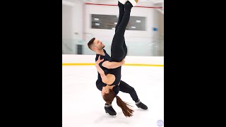 Great Britain's Olympic Ice Dancers Lilah Fear & Lewis Gibson skate to The Lion King 🦁👑