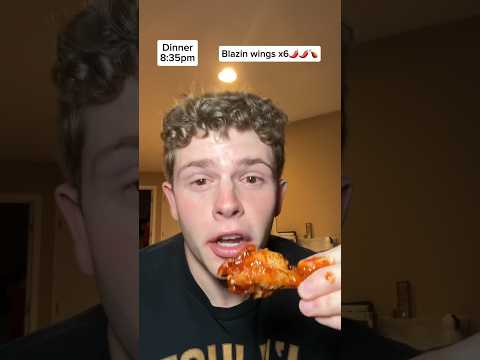 I ate only WINGS for the whole day!