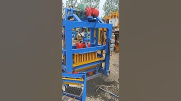 #qt4-40 small automanual hollow blocks making machine with 7 pcs 400-100-200mm block a mould #blocks