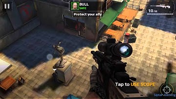 [3Stars]Spec Ops - Sniping | Modern Combat 5 : Blackout | Ch. 1 Venice | Android 720p