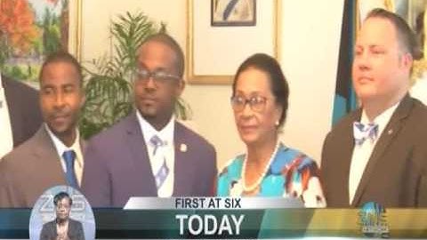 PHI BETA SIGMA BAHAMAS CHAPTERS PAYS COURTESY CALL TO GOVERNOR GENERAL