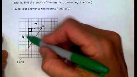 ALEKS: Using the Pythagorean Theorem to find distance on a grid (MC)