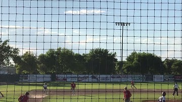 McGwire Jephson DEEP RBI sacrifice fly to left vs. Poky 7-14-18