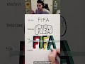 How to Draw FIFA NhuanDaoCalligraphy How to Draw FIFA NhuanDaoCalligraphy