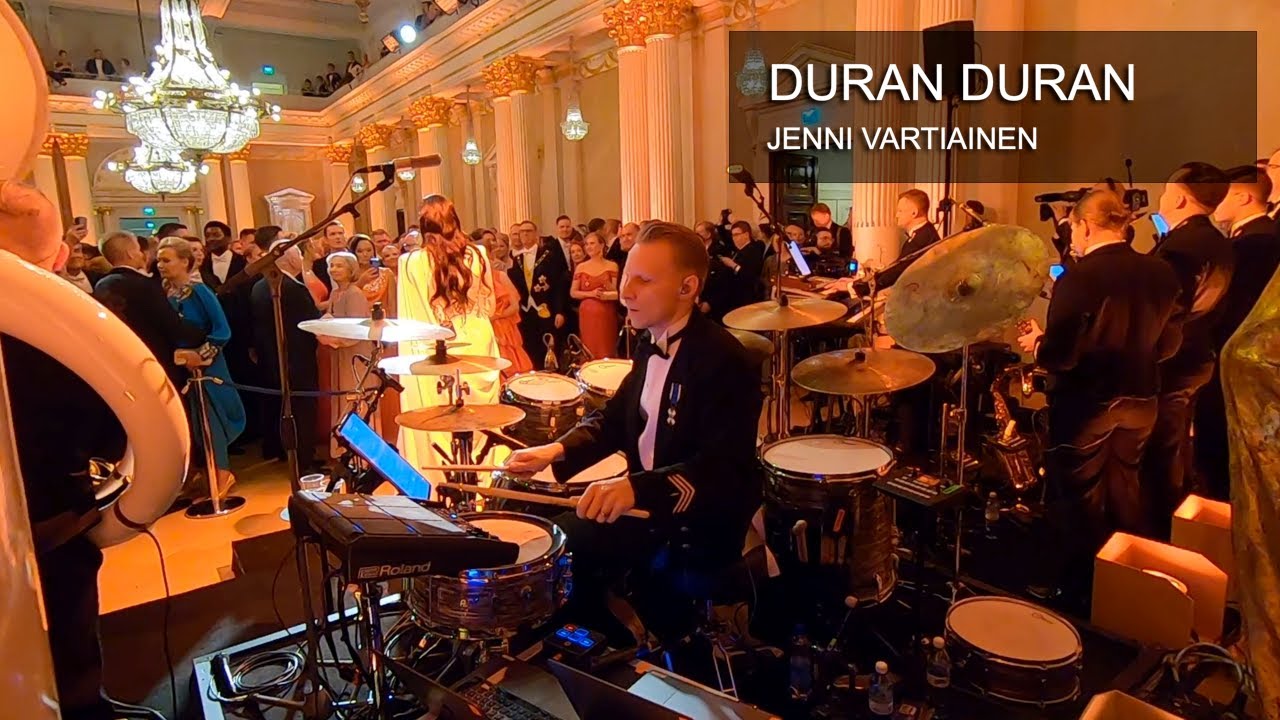 Jenni Vartiainen - DURAN DURAN - Drum cam (Linnan juhlat 2025)