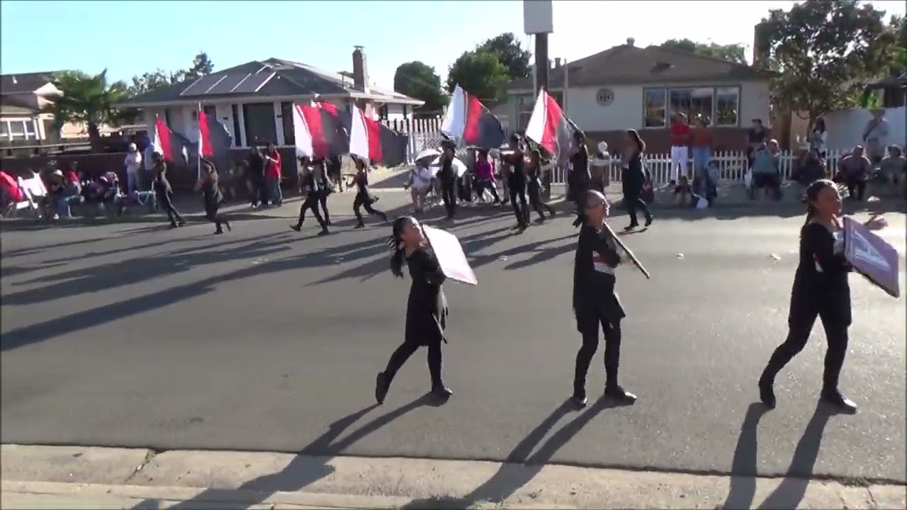 Weaver Middle School Wildcat Marching Band & Color Guard at the 2024 Delta Band Review