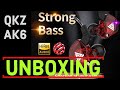 Unboxing/Review Headset QKZ AK6 STRONG BASS...!!!