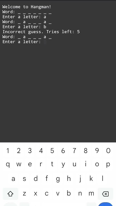 How to make a Hangman game using C program #coding #developer #shorts # ...