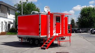 Expandable Command Unit On Trailer  Officine Stefanuto