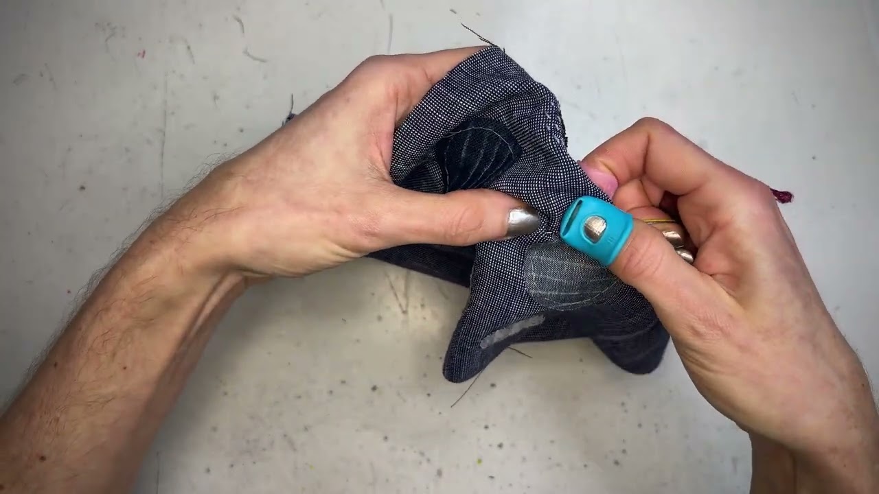 Circle Patchwork With A Palm Thimble