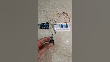 Controlling 2 servo motors using Joystick and Arduino Uno 🖤 #shorts #ytshorts