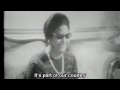 Umm Kulthum ( أم كلثوم ) interview (English subtitles)