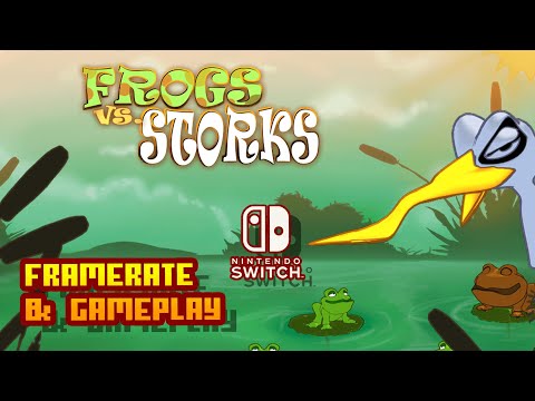 Frogs vs. Storks - (Nintendo Switch) - Framerate & Gameplay