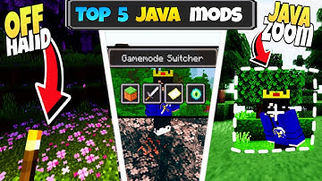 Top 5 Best Java mods for MCPE in 1.21+ || Minecraft | #Fearlands#minecraft 