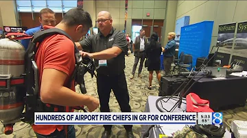 Hundreds of airport fire chiefs in GR for conference