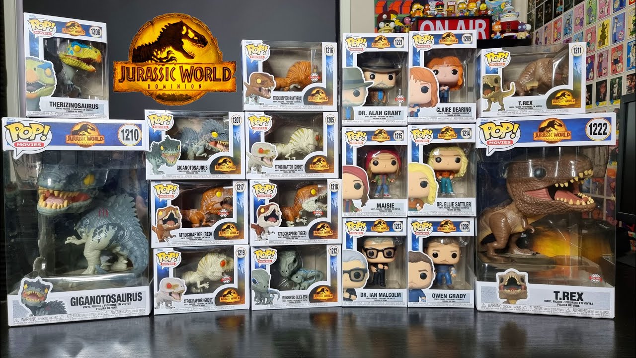 Every Jurassic World Dominion Funko Pop Vinyl Figure Unboxing Review 