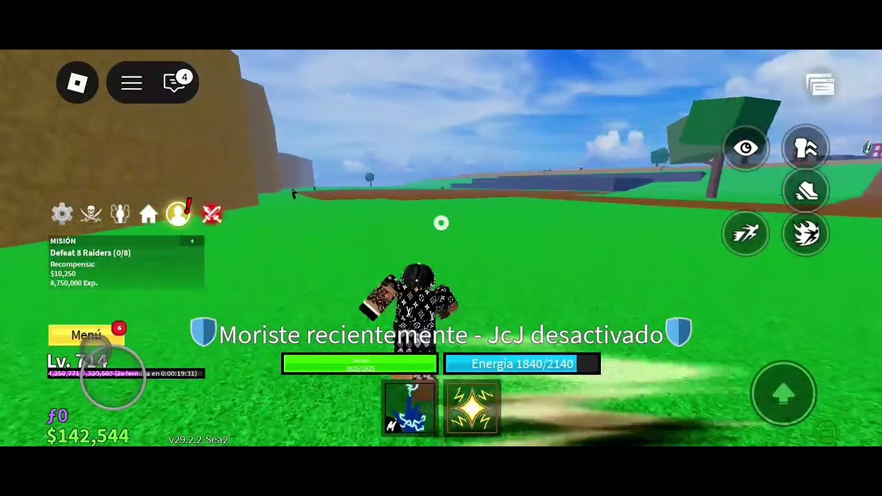 Siuuuuu farmeando un rato en blox fruits