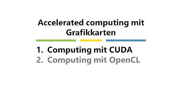 PKuA 03 - CUDA (HTW)