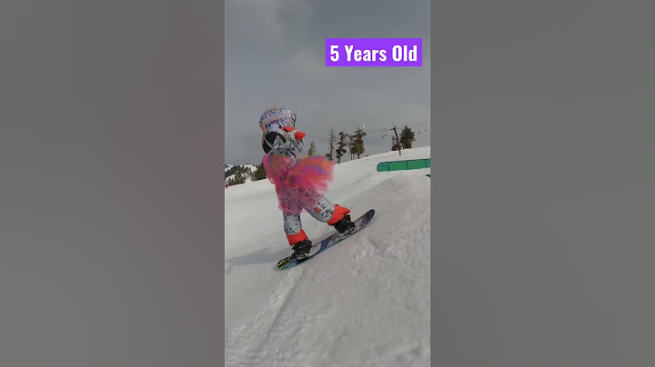 Snowboarding PROGRESSION From 1 to 5 Years Old #snowboarding #kids