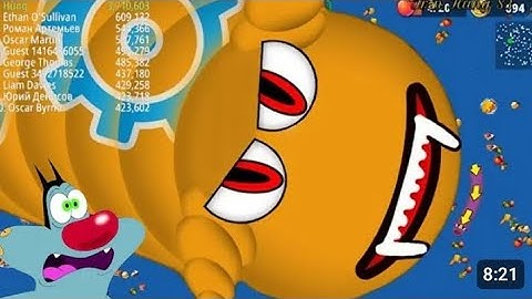 🐍❤️WormsZone.io 001 Slither Snake Top 01 / Best World Record Snake Epic Worms Zone.io #04 