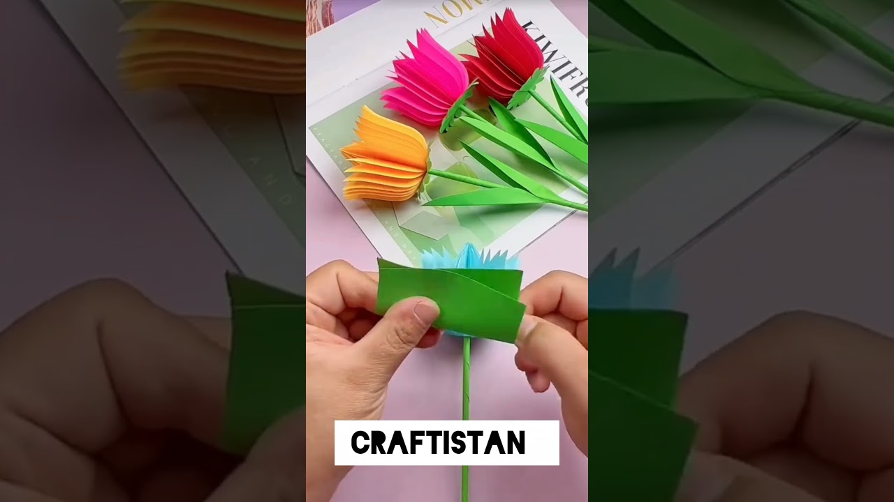 easy paper flowers 🌷