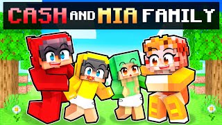 Cash and Mia ADOPT a FAMILY in Minecraft!