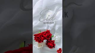 Eid Mubarak Wishes with Red and White Roses | Elegant Eid Greeting Card screenshot 5