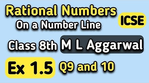 Q9 and Q10 Ex 1.5 Class 8 ICSE ML Aggarwal #MLAggarwal #Class8th #ICSE #Chapter1 #Rationalnumber