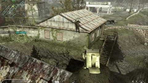 Call of Duty 4 glitch on map OVERGROWN