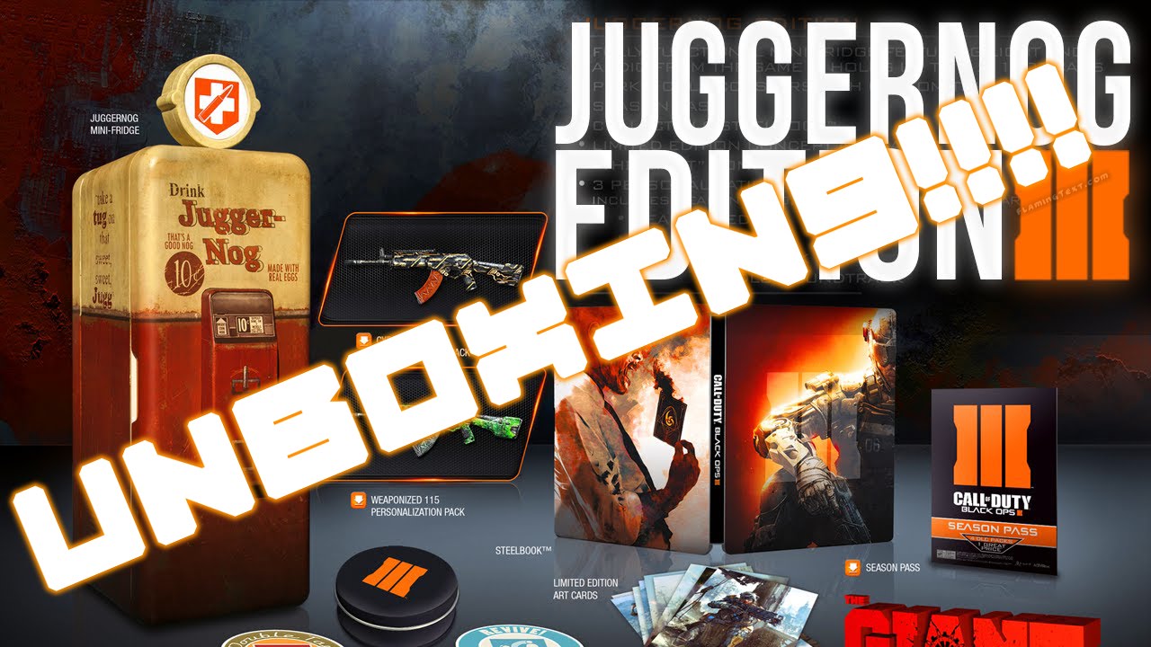 Call Of Duty Black Ops 3 Juggernog Kühlschrank CALL OF DUTY: BLACK OPS 3 - JUGGERNOG EDITION UNBOXING!!! - YouTube
