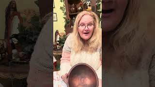 Wooden Dough Bowl – Primitive Farmhouse-mid century. https://mysweetvintagehome.etsy.com