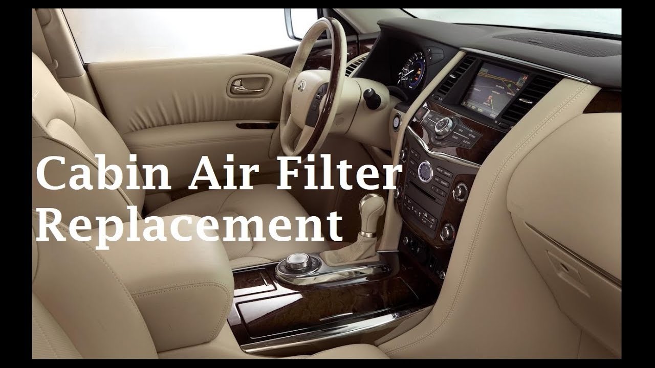 How To Replace Cabin Air Filter Infiniti Qx56 Qx80