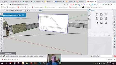 11TVC SketchUp Tutorial 1 Simple Modelling Bus shelter