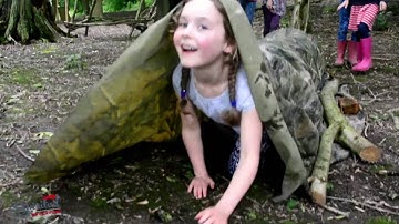 The Obstacle course on the Kids Wild Wood Adventure