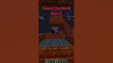 Guess the Minecraft Block Pt. 1 | With @purpledeez_47 | Blocks below Y=00