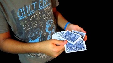 Best Card flourish For Beginners Tutorial / False cut / Learn easy card flourishes